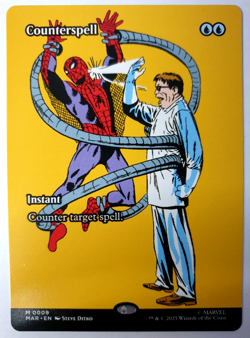 Counterspell - Borderless Mythic - MTG Marvel Spider-Man - 0009 NM - Image 1
