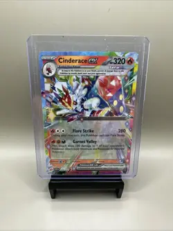 Cinderace EX Double Rare Holo Pokemon TCG Steller Crown 28/142 - Image 1