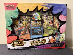 Pokemon Ascended Heroes First Partner Deluxe Pin Collection Sealed New - Image 1