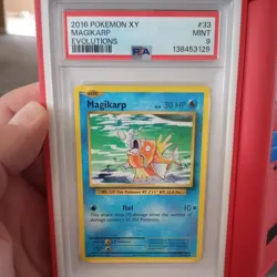 Magikarp Common #33 PSA MINT 9 2016 Pokemon XY Evolutions - Image 1