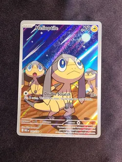 Helioptile 143/132 Me01 Mega Evolution Holo Illustration Rare Pokemon TCG - Image 1