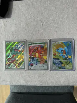 Pokemon TCG First Partner Illustration Collection Series 1 Kanto GEN 1 Starters - Image 1