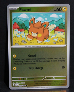 Pawmi Pokemon ME02 Phantasmal Flames Holo 032/094 TCG Foil - Image 1