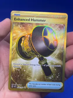 Pokemon Twilight Masquerade Enhanced Hammer 224/167 Gold Hyper Rare NM - Image 2
