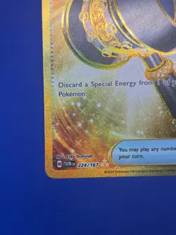Pokemon Twilight Masquerade Enhanced Hammer 224/167 Gold Hyper Rare NM - Image 5