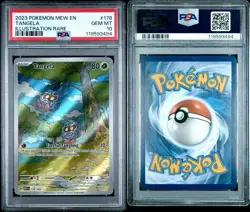 Pokemon TCG 2023 Pokemon New En Tangela Illustration Rare PSA 10 - Image 3