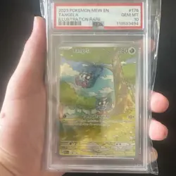 Pokemon TCG 2023 Pokemon New En Tangela Illustration Rare PSA 10 - Image 4