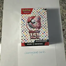 Pokemon TCG Scarlet Violet 151 Booster Bundle Sealed - Image 1