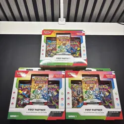 3X Pokemon TCG First Partner Pack Illustration Collection Series 1 - SEALED 🔥 - Image 1