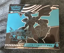 Pokemon TCG Scarlet & Violet Black Bolt Elite Trainer Box Sealed 2024 English - Image 1