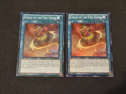 2x Circle of the Fire Kings x2 SDOK-EN023 Super Rare 1st Edition NM Yugioh - Image 1