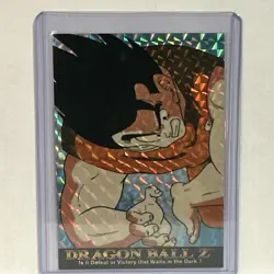 1996 Dragon Ball Z Card #06 Goku Kamehameha Holo Foil Prism - Image 1