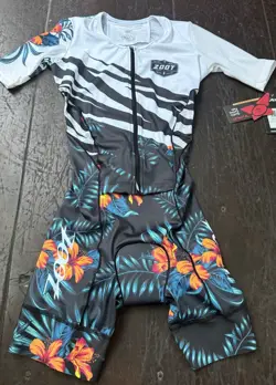 New Zoot Triathlon Cycling Race Suit Hula Theme Size Small NWT - Image 2