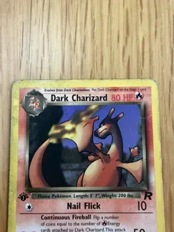 1st Edition Dark Charizard 21/82 Team Rocket Rare Pokemon Card WOTC 2000 - HP - Image 3