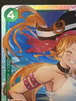 Nami OP14-031 One Piece Card Game The Azure Sea's Seven Foil SR LP-NM - Image 2