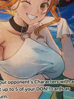 Nami OP14-031 One Piece Card Game The Azure Sea's Seven Foil SR LP-NM - Image 4