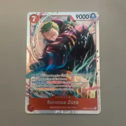 One Piece Roronoa Zoro EB04-007 9000 Power Character Card Egghead/Straw Hat Crew - Image 1