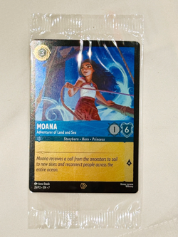 2x Disney Lorcana Promo Card Moana 2 Adventurers on Land and Sea 26/P2 Sealed - Image 3