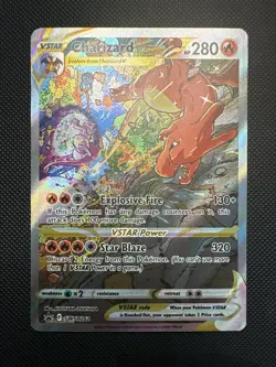 Pokemon Charizard VSTAR SWSH262 Sword & Shield Promo Black Star Holo Card - Image 1