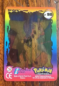 2004 Panini Nintendo Pokemon Advanced Action Card Girafarig #90 Lenticular - Image 2