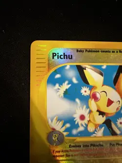 Pichu E-Series Expedition Base Set 2002 Reverse Holo Card 58/165 - Image 3