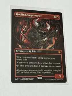 Goblin Sharpshooter (Special Guests) - Borderless - NM Pack Fresh MTG - Image 1
