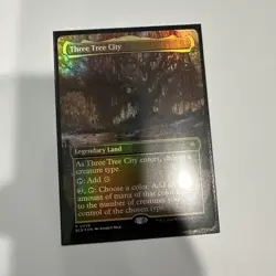 Three Tree City 0339 Foil NM Pack Fresh BLB Borderless - Image 1