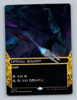 1x Crystal Quarry Borderless (0010) Edge Stellar Sights EOS MTG Magic NM - Image 1