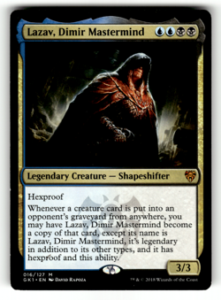 Lazav, Dimir Mastermind 16 Normal M Guilds of Ravnica: Guild Kits LP - Image 1