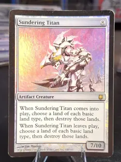 FOIL Sundering Titan English Darksteel Magic the Gathering Rare - Image 1