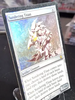 FOIL Sundering Titan English Darksteel Magic the Gathering Rare - Image 2