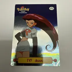 Pokemon - TV9 Jesse Topps Holo Foil TV Animation Edition 1999 MP - Image 1