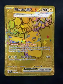 Pokemon Pikachu Prismatic Evolutions Hyper Rare 179/131 NM Fast Ship - Image 1