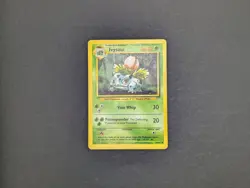 Pokemon TCG Ivysaur Regular Unlimited Uncommon Base Set 30/102 Medium Played - Image 1