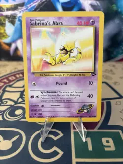 Pokemon Sabrina's Abra 93/132 Gym Challenge Unlimited - Image 1