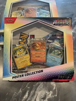 Prismatic Evolutions Poster Collection Box New & Sealed Pokemon TCG - Image 1