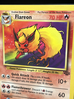 Pokemon '136 Flareon 19/64 Jungle Rare Vintage WOTC 1999 NM - Image 1
