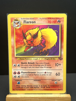 Pokemon '136 Flareon 19/64 Jungle Rare Vintage WOTC 1999 NM - Image 3