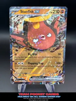 Stunfisk Ex 114/217, Ascended Heroes, Pokemon, NM - Image 1