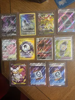 Pokemon cards lot of 11 Full Art ir And Gold - Image 1