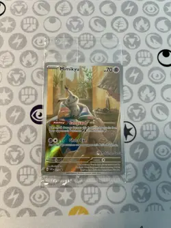 Mimikyu 075 Paldean Fates ETB Pokemon Center Stamped Promo Sealed - Image 3