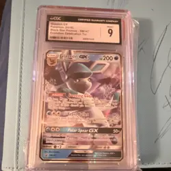 The Pokemon Company Glaceon GX Black Star Promo SM147 CGC 9 Holo 2018 - Image 1