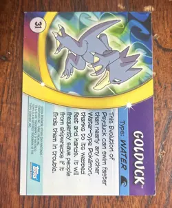 Golduck Holo Foil 31 HP/Pl Topps Advanced Challenge Pokemon - Image 2