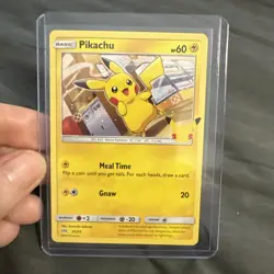 Pokemon TCG Pikachu 25/25 Regular 25th Anniversary McDonald’s Promo NM - Image 1
