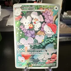 Pokemon Maushold Illustration Rare Full Art 226/193 Sv02 Paldea Evolved Holo - Image 1