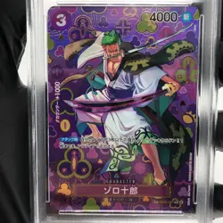 One Piece Card PSA 10 Zoro OP05-067 R SP Alt Art Japanese [10] - Image 2