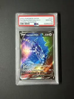 Pokemon TCG Origin Forme Dialga V Full Art 177/189 Astral Radiance PSA 10 - Image 1