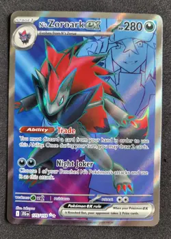 Pokemon TCG N's Zoroark ex 175/159 Journey Together Ultra Rare - Image 1