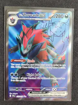 Pokemon TCG N's Zoroark ex 175/159 Journey Together Ultra Rare - Image 3