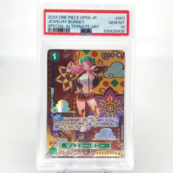 One Piece Card PSA 10 Bonney ST02-007 C SP Parallel Japanese [10] - Image 1